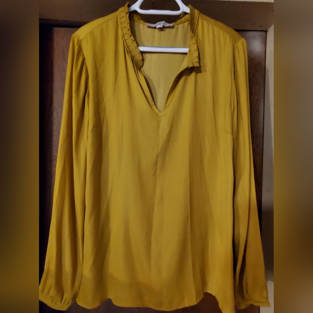 Women's Mustard Blouse